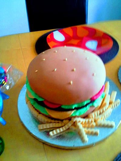 Hamburger cake - Cake by JennS