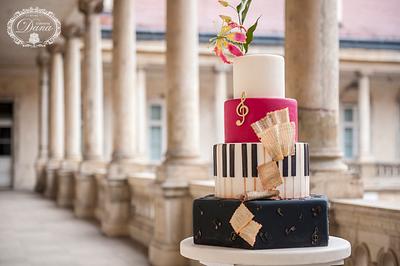 Musical wedding cake - Cake by Cofetaria Dana