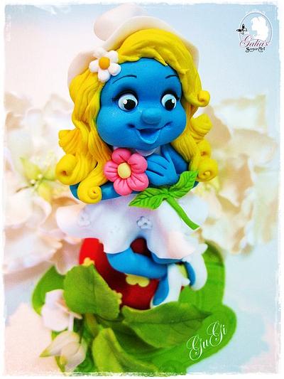Smurfette - Cake by Galya's Art 