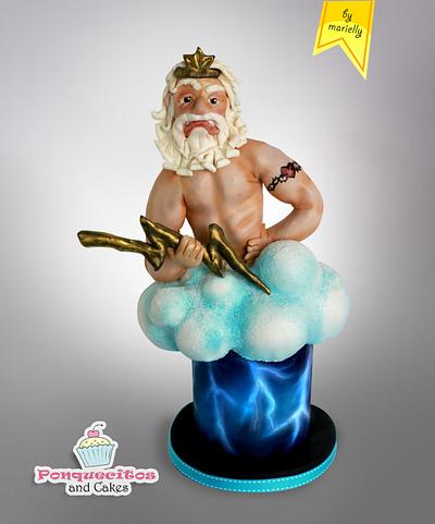Zeus for Sugar Myths and Fantasies  - Cake by Marielly Parra