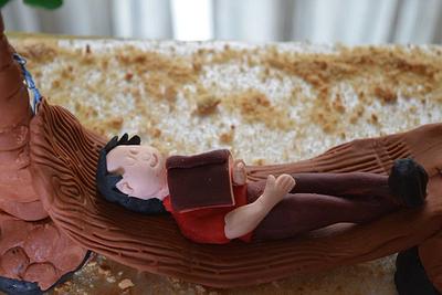 Original Design : Gravity Defying Beach Shack Cake - Cake by Ancy