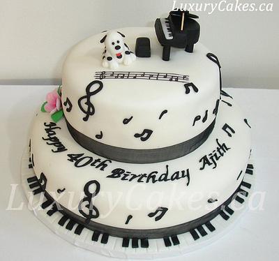 40th Birthday cake - Cake by Sobi Thiru