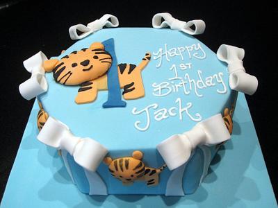 Cute Tigers - Cake by Nicholas Ang