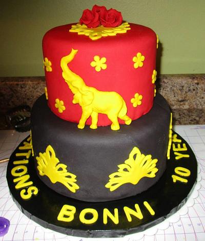 Bonni's Elephant cake - Cake by Jazz
