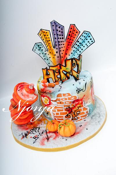 Graffiti cake - Cake by Njonja