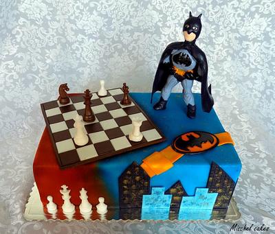 Batman and chess - Cake by Mischel cakes