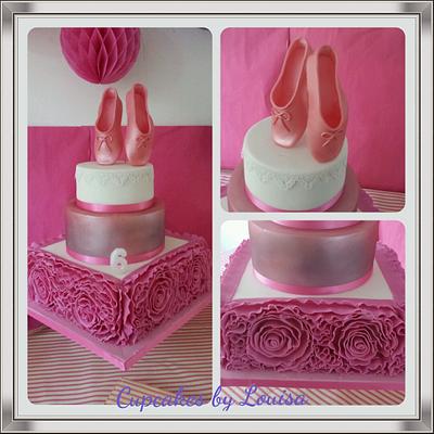 Ballet and Ruffles - Cake by cupcakesbylouisa1