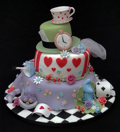 Madhatter Novelty Cake 2 - Cake by Ceri Badham