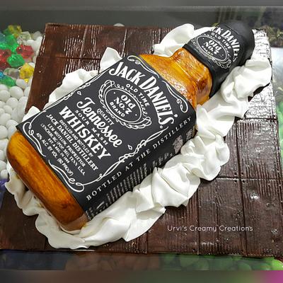 Jack Daniels Whiskey  - Cake by Urvi Zaveri 