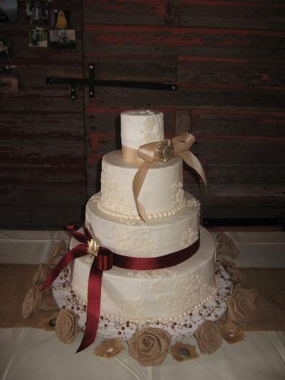 Rustic Wedding - Cake by all4show