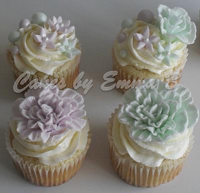 Pretty Pastel Buttercream Cupcakes - Cake by CakesByEmmaB