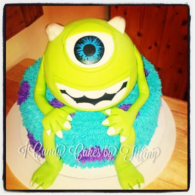 Monsters university, kids birthday - Cake by ICandycakesbyTiffiny