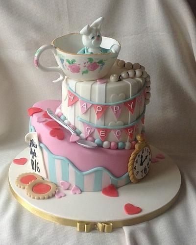Time for tea Alice - Cake by Debbie jackson