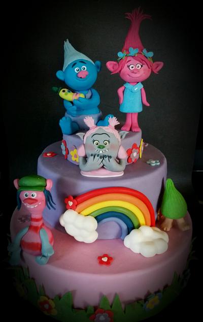 Trolls cake - Cake by Silvia Tartari