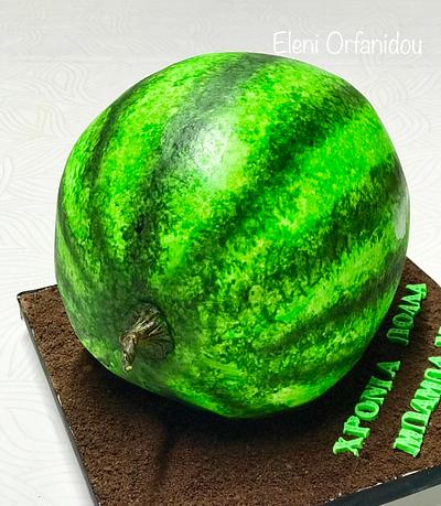 Watermelon birthday cake  - Cake by Eleni Orfanidou 