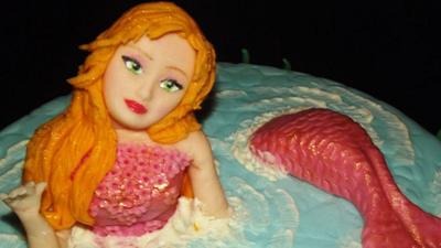 little mermaid cake - Cake by Eleni Orfanidou 