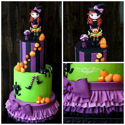 Ginger pie's Halloween - Cake by CakesbyAngelaMorrison