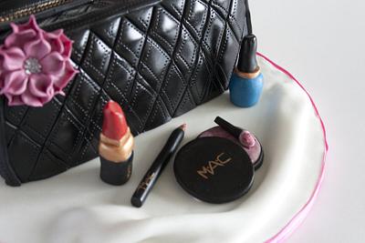 Make Up Bag - Cake by Shirley Jones 