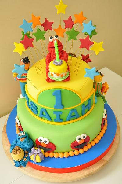 Elmo - Cake by MyTeaCakes