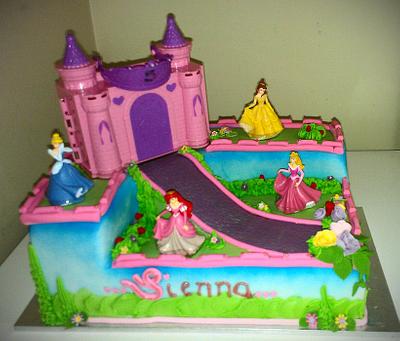 princess castle - Cake by jodie baker