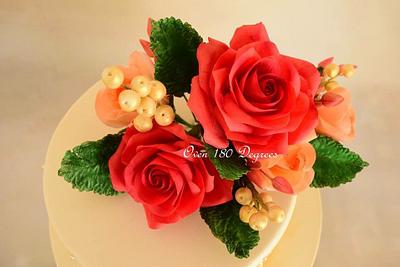 Roses - Cake by Oven 180 Degrees