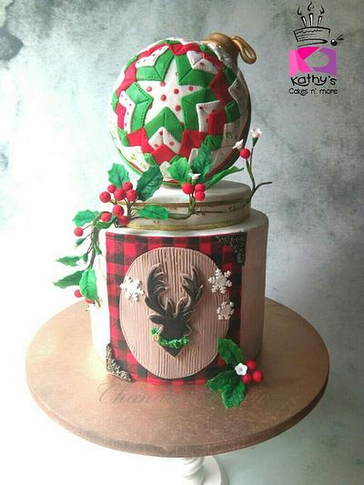 Deck the halls with boughs of Holly  - Cake by Chanda Rozario