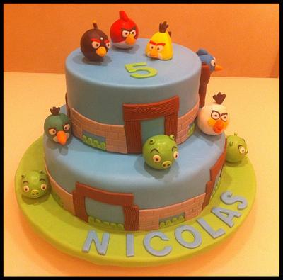 Angry Birds Cake! - Cake by Eliana