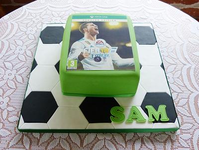 XBox FIFA18 cake - Cake by Angel Cake Design