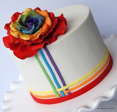 Rainbow  - Cake by Jo Finlayson (Jo Takes the Cake)