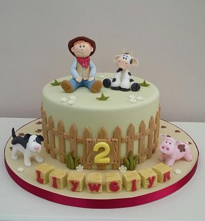 Down on the farm - Cake by The Buttercream Pantry