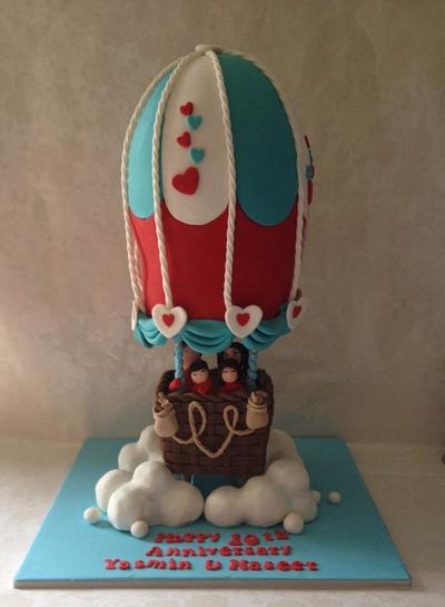 3D hotair balloon cake - Cake by Cakes for mates