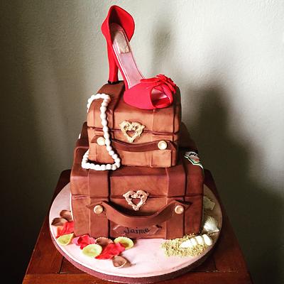Travel Inspired Birthday Cake - Cake by Ambrosia Cakes