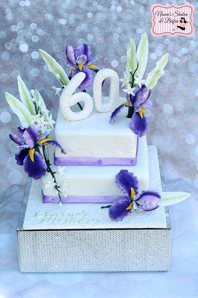 Elaine's 60th - Cake by Naomi's Shaken & Baken