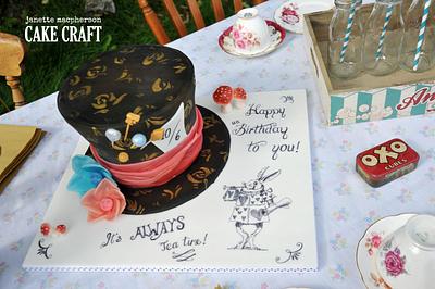 Mad Hatter cake - Cake by Janette MacPherson Cake Craft
