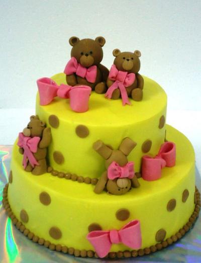 Teddy cake - Cake by Prachi Dhabaldeb
