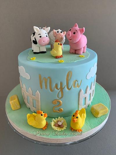 Day at the farm - Cake by Popsue