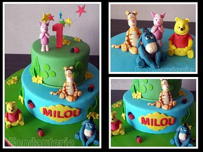 Pooh and friends cake - Cake by Fondanterie