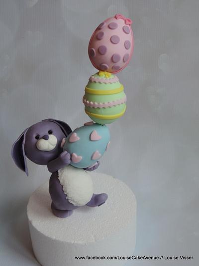 Easter bunny (thanks to rouvelee tutorial!) - Cake by Louise