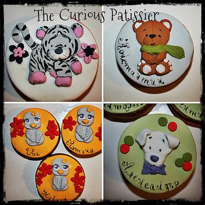 Animals cookies - Cake by The Curious Patissier
