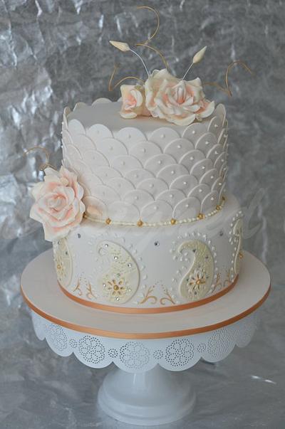 wedding cake - Cake by designed by mani