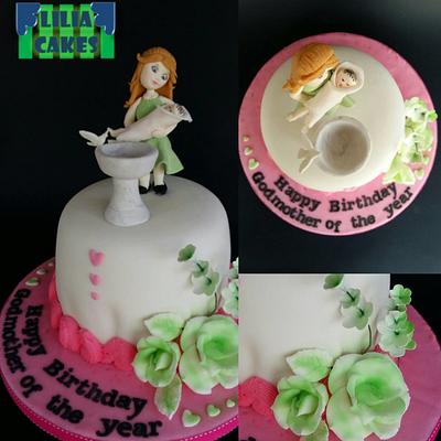 For the Best Godmother!  - Cake by LiliaCakes