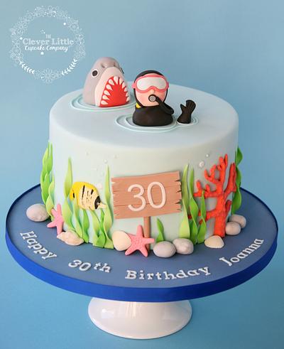 Diving Cake - Cake by Amanda’s Little Cake Boutique