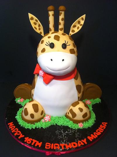3D Giraffe Cake - Cake by Nikki Belleperche