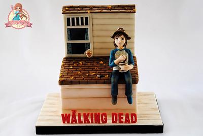 Pudding On The Roof - Baking Dead Collaboration - Cake by SweetLin