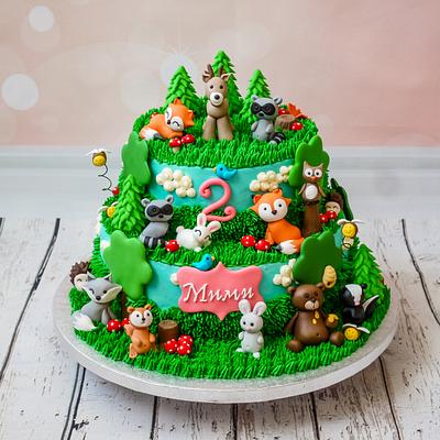 Forest animals - Cake by Silviya Dimitrova