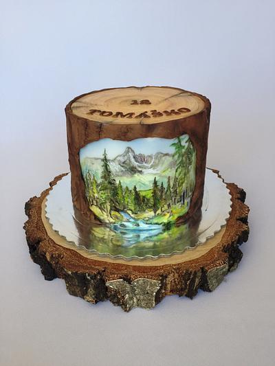 Nature stump cake - Cake by Layla A