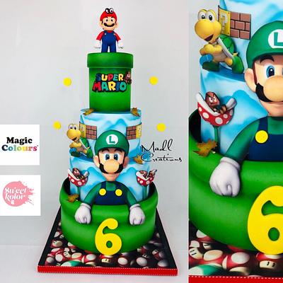 Mario bross cake - Cake by Cindy Sauvage 