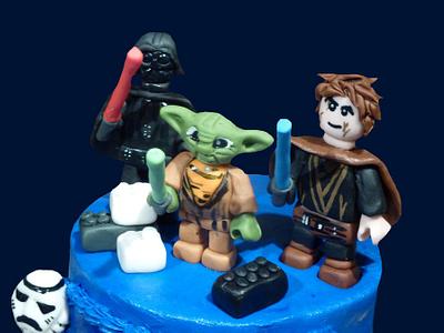Lego Star Wars - Cake by cakemomma1979