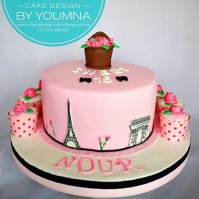 Paris cake - Cake by Cake design by youmna 