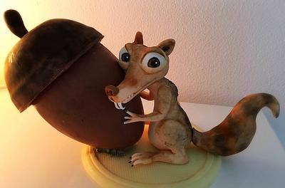 Scrat, this time you made it! - Cake by danida